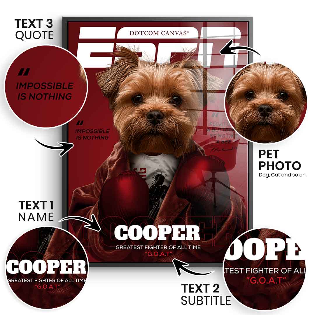 ESPN Personalisierbar - Acrylglas