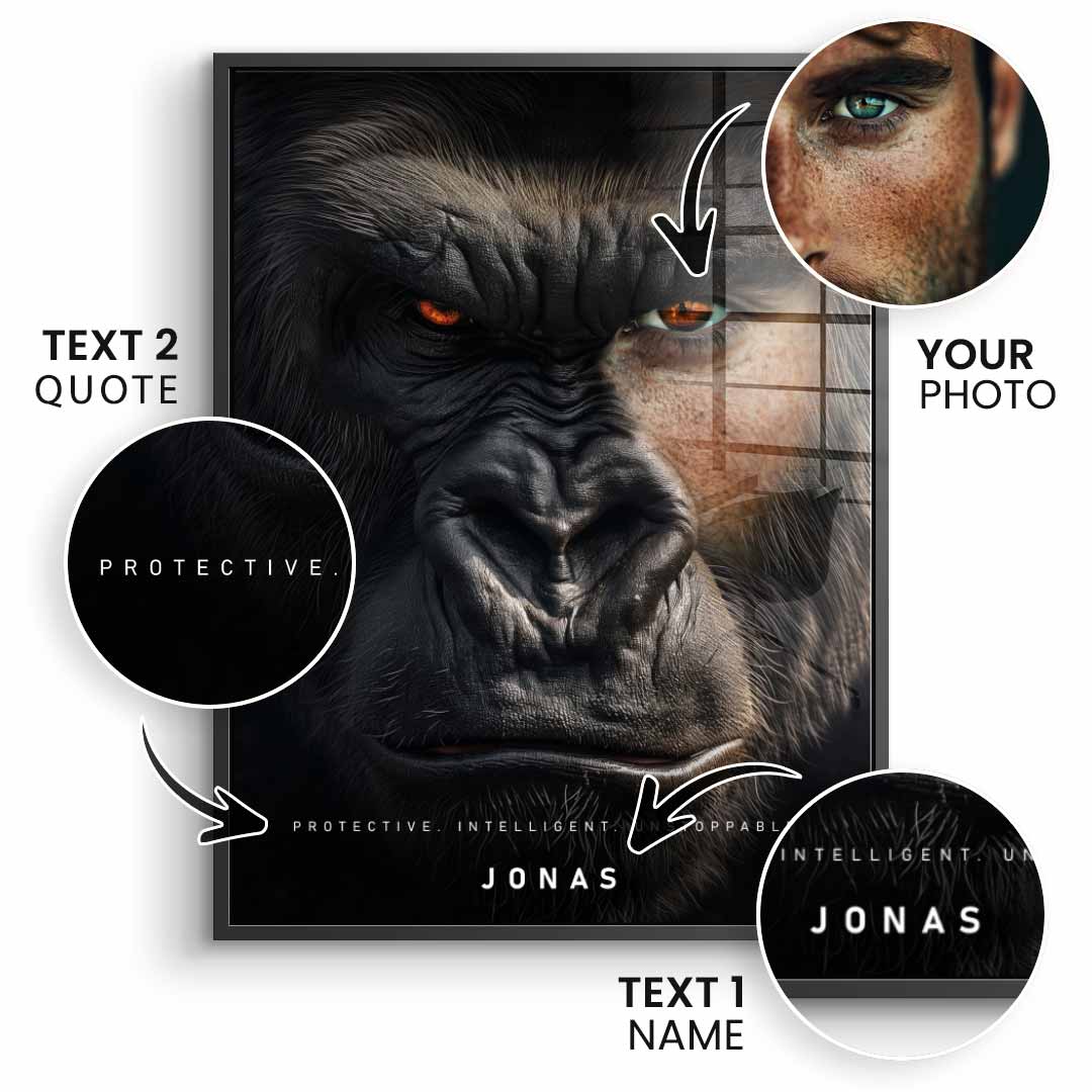 Gorilla Fusion Personalizowany — szkło akrylowe