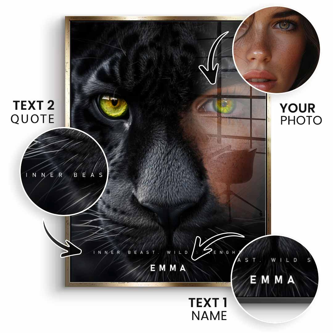 Panther Fusion Personalisierbar - Acrylglas