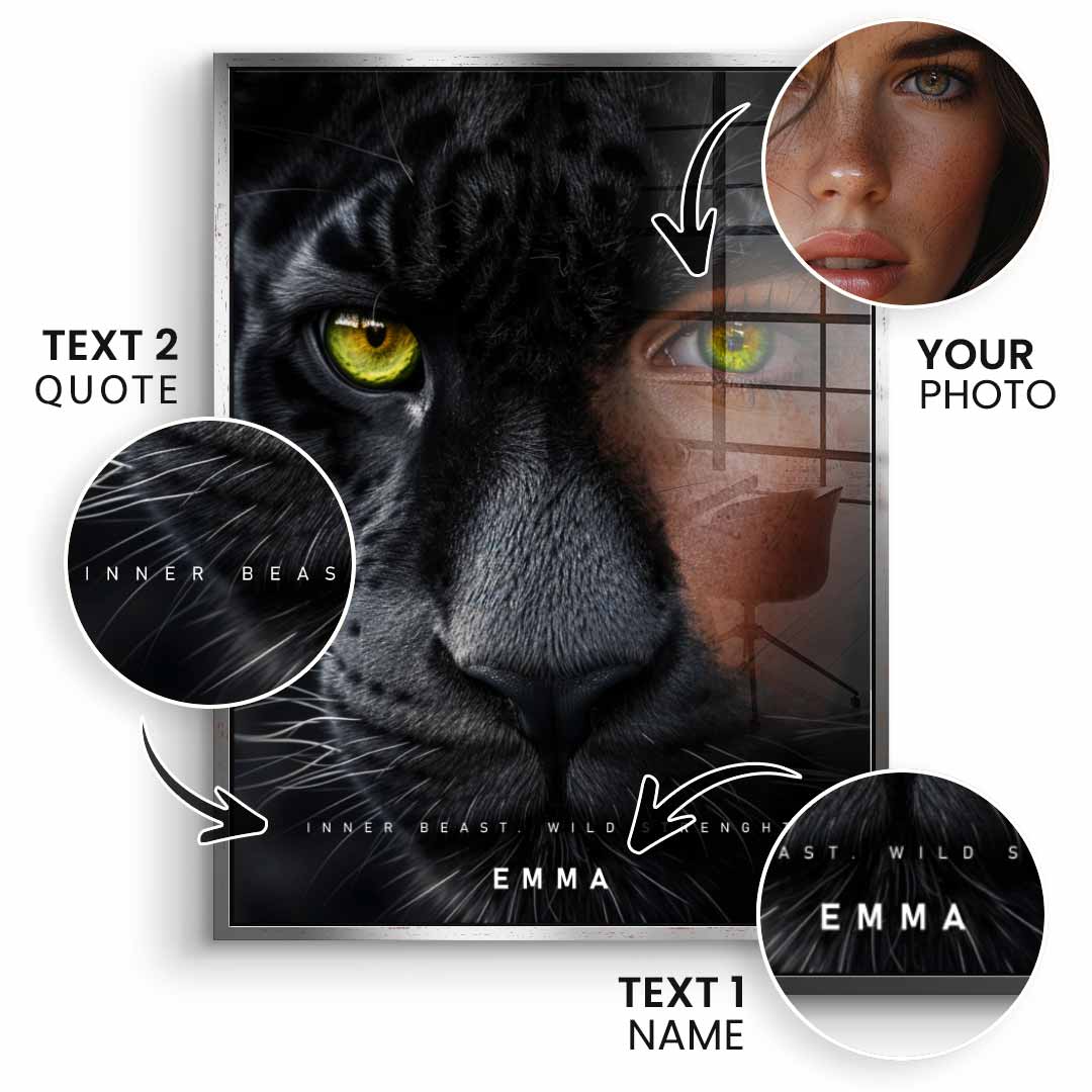 Panther Fusion Personalisierbar - Acrylglas