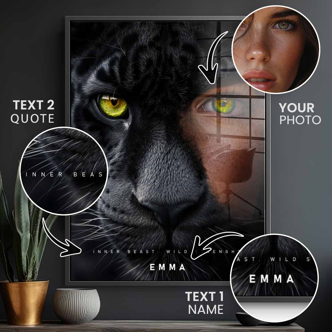 Panther Fusion Personalisierbar - Acrylglas