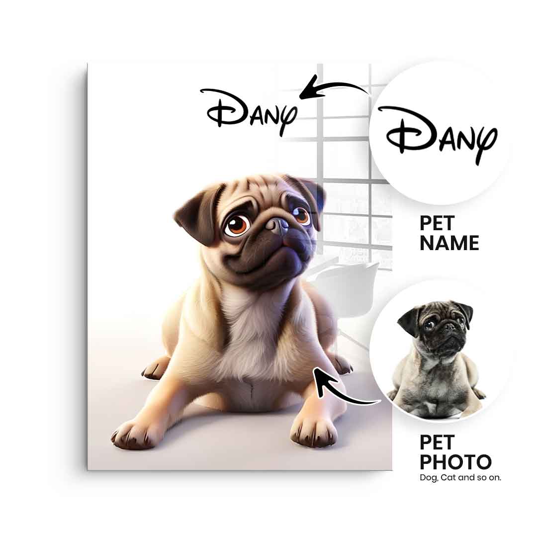Personalizowany Pet Disney – szkło akrylowe