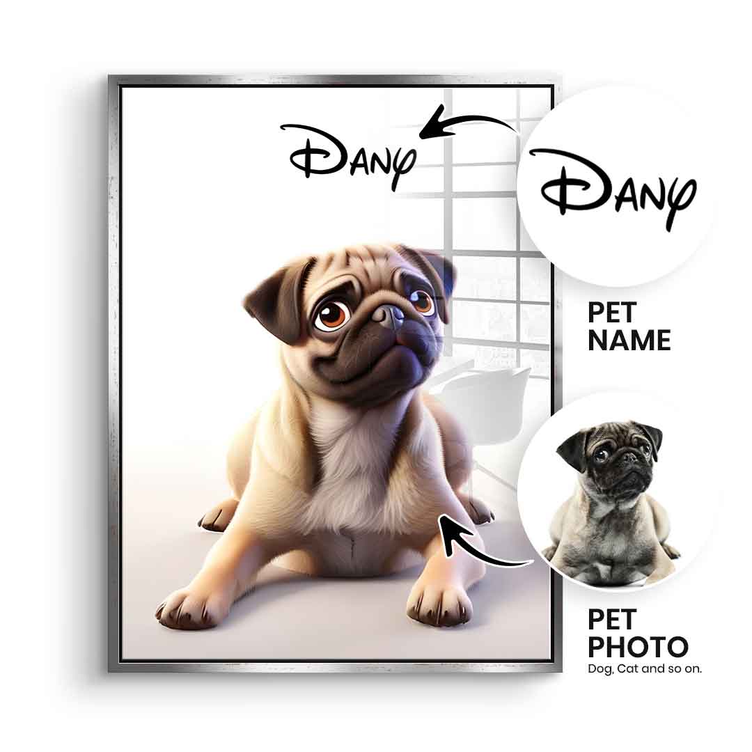 Personalizowany Pet Disney – szkło akrylowe