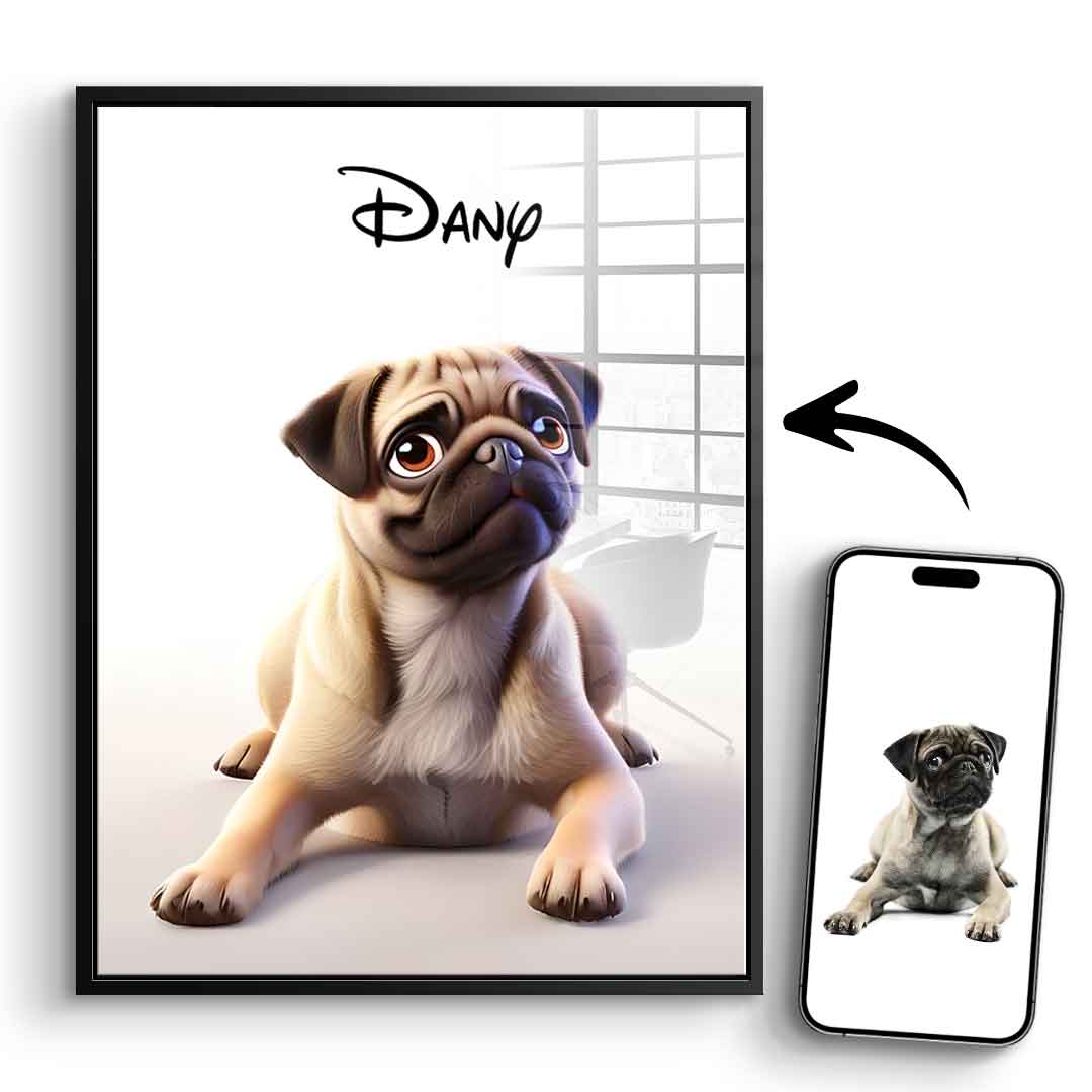 Personalizowany Pet Disney – szkło akrylowe