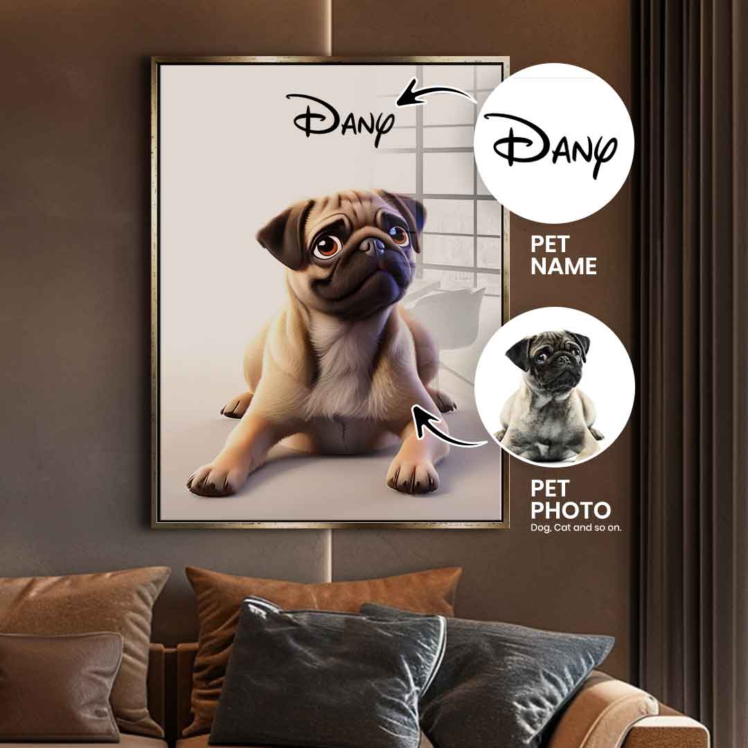 Personalizowany Pet Disney – szkło akrylowe