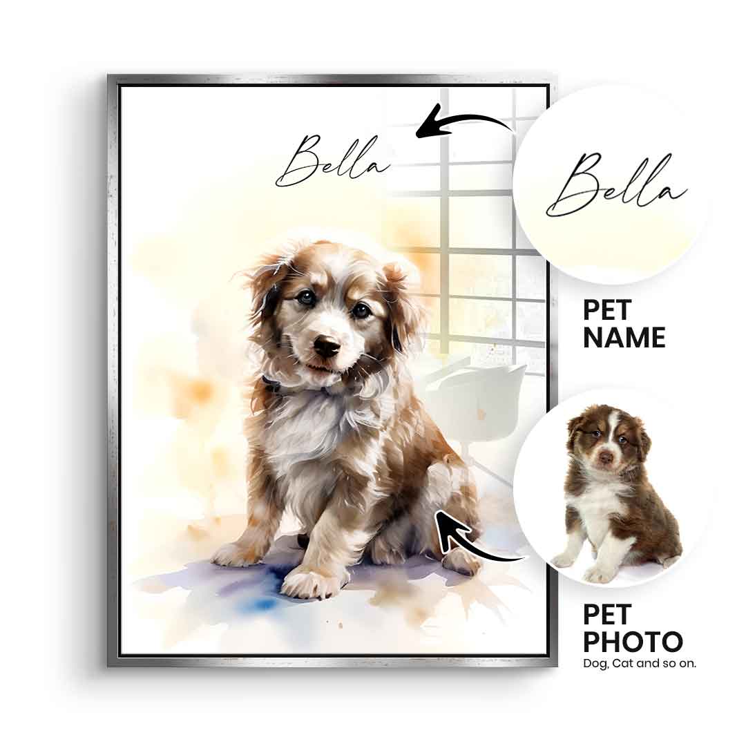 Pet Painting Personalisierbar - Acrylglas