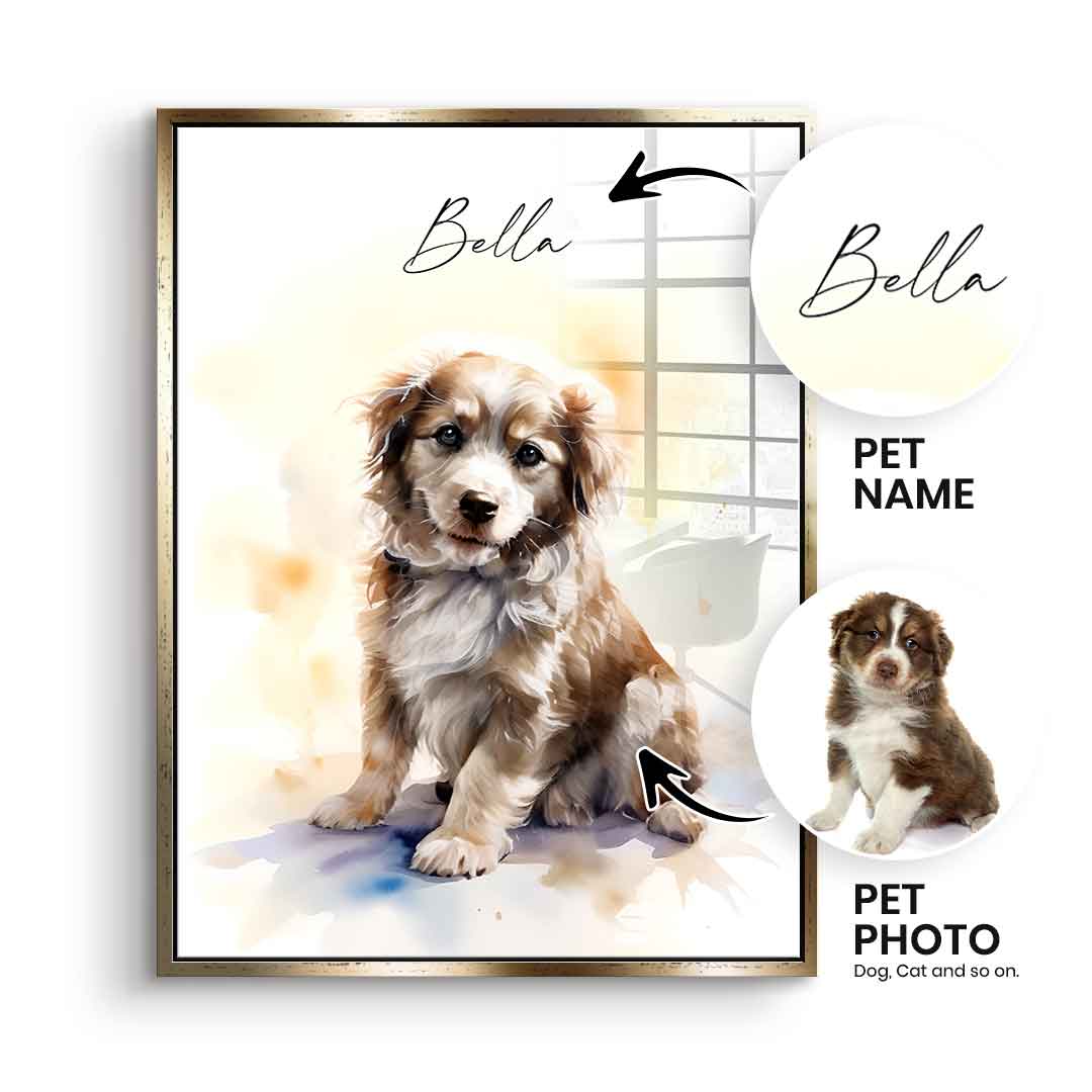 Pet Painting Personalisierbar - Acrylglas