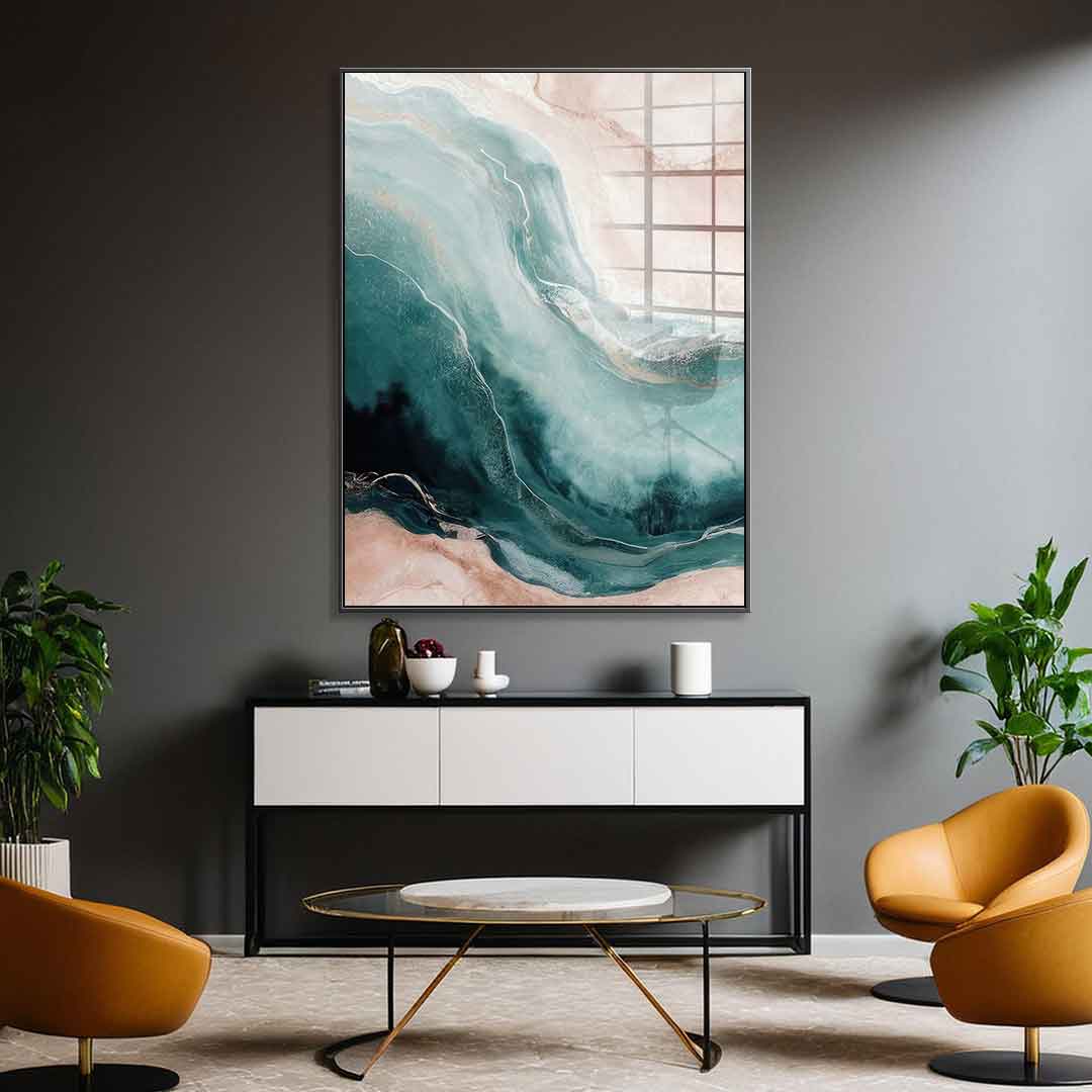 Serpentine Shores - Acrylic glass