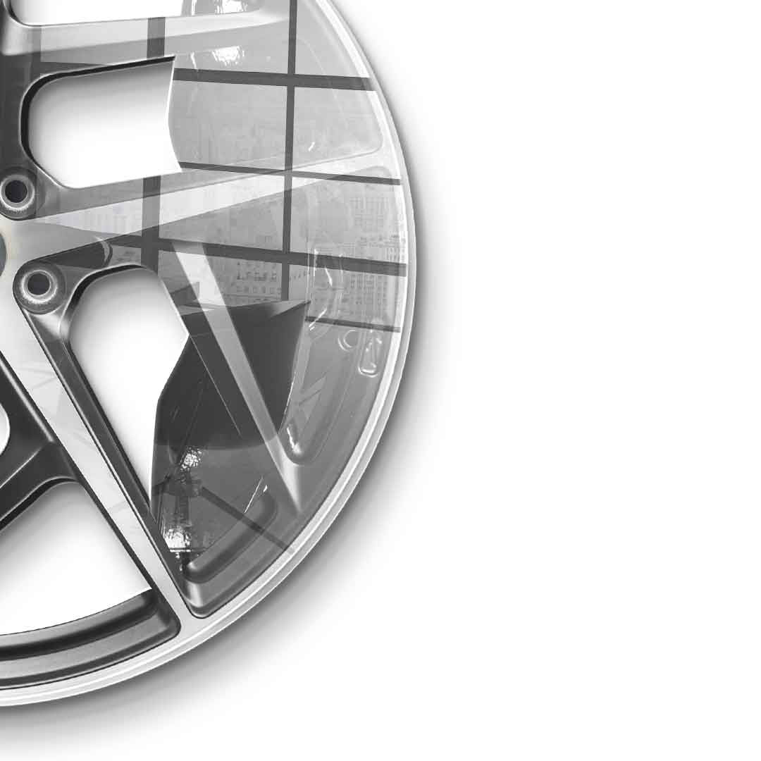 Wall sculpture Wheel 2 - Acrylic glass