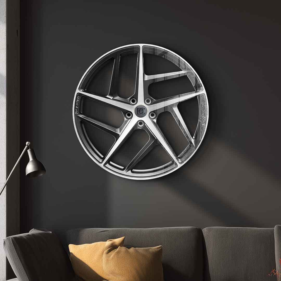 Wall sculpture Wheel 2 - Acrylic glass