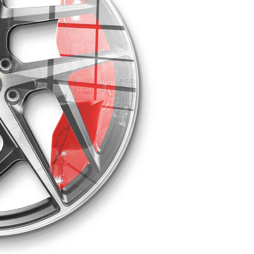 Wall sculpture Wheel 2 - Acrylic glass