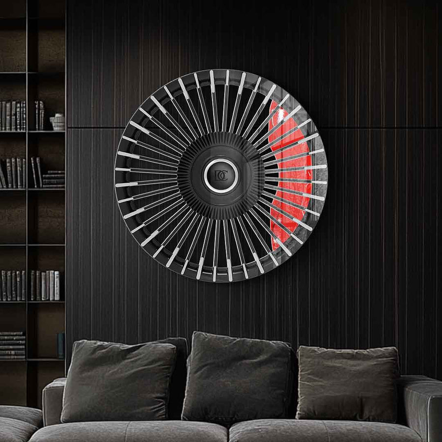 Wandskulptur Wheel 3 - Acrylglas