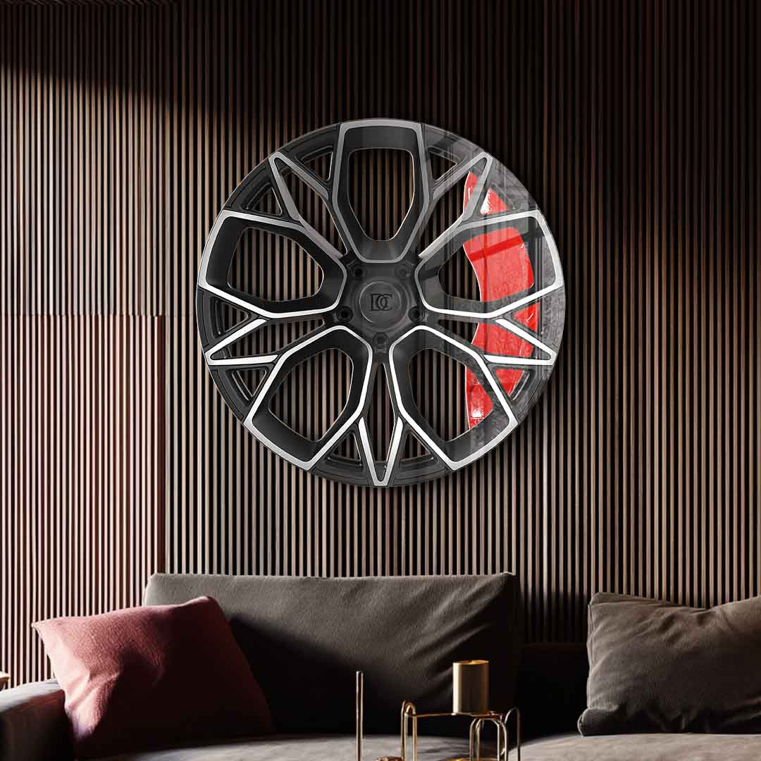 Wall sculpture Wheel 4 - Acrylic glass