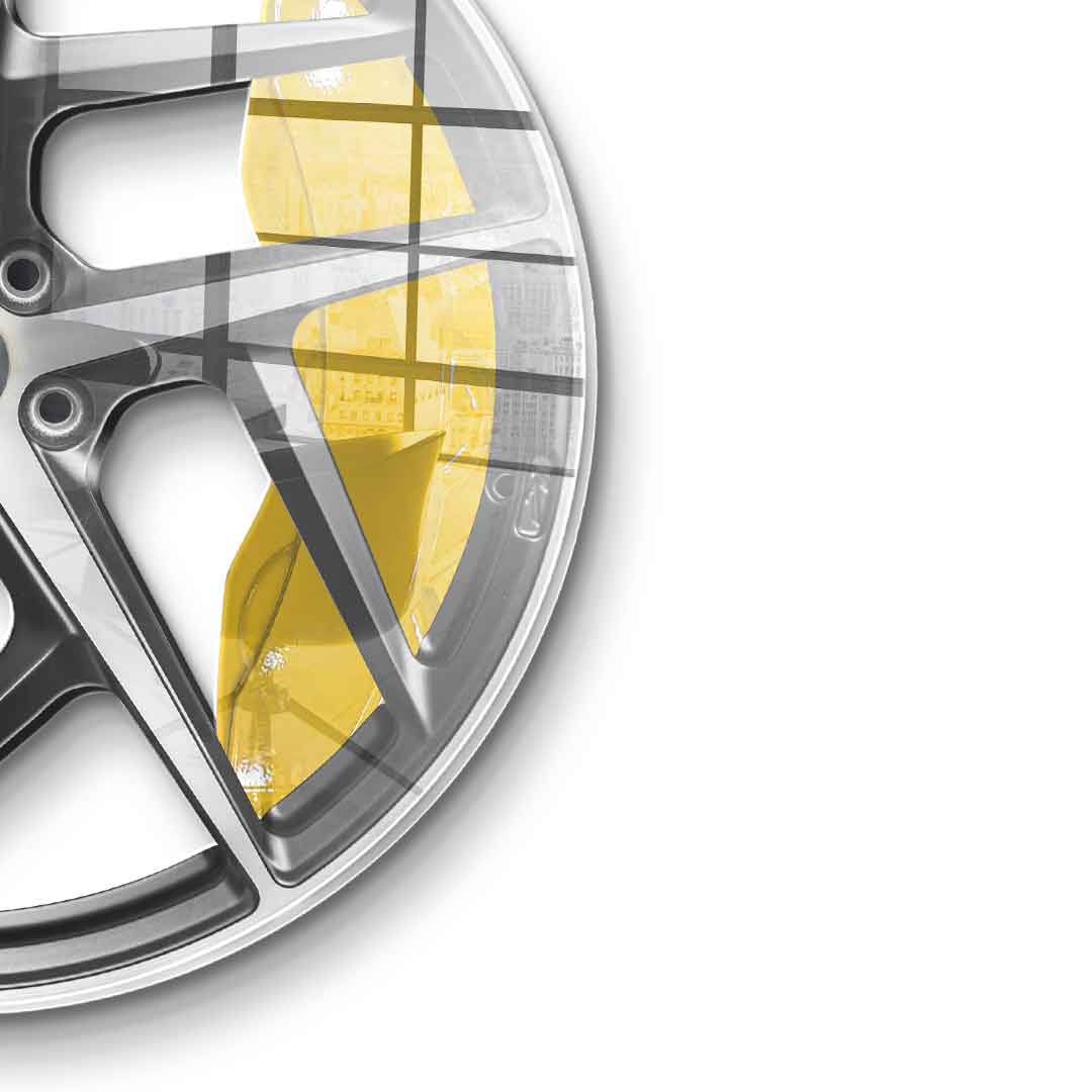 Wall sculpture Wheel 2 - Acrylic glass
