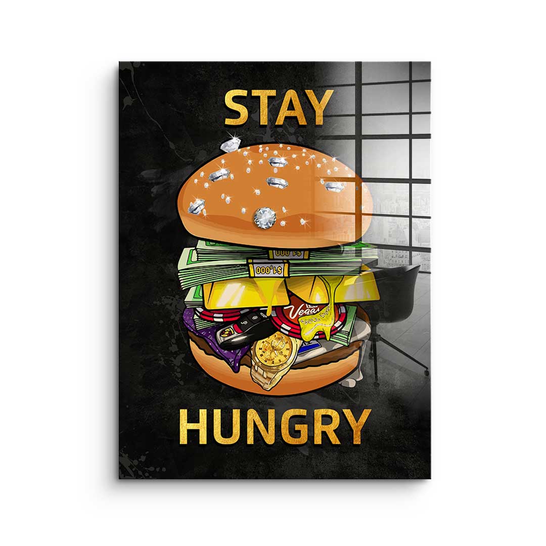 Stay Hungry 1 - Szkło akrylowe