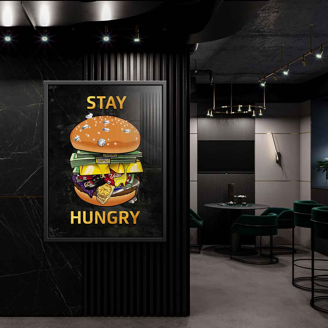 Stay Hungry 1 - Szkło akrylowe