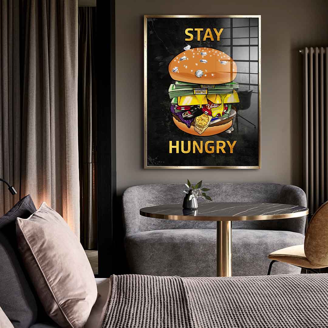 Stay Hungry 1 - Szkło akrylowe