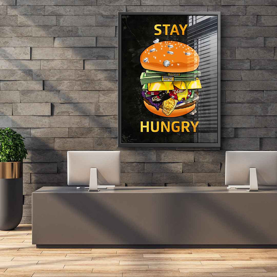 Stay Hungry 1 - Szkło akrylowe