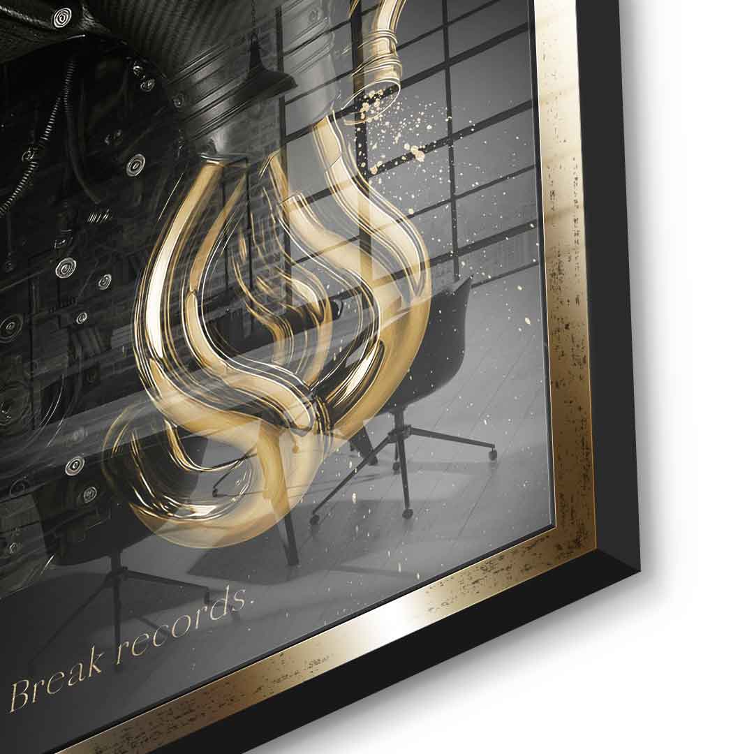Koenigsegg Engine - Blattgold