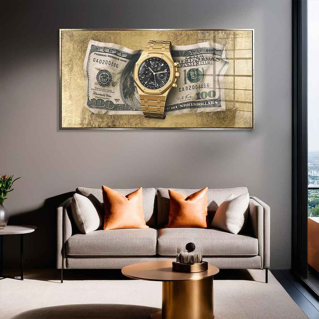 Money Buys Time - Gold Leaf