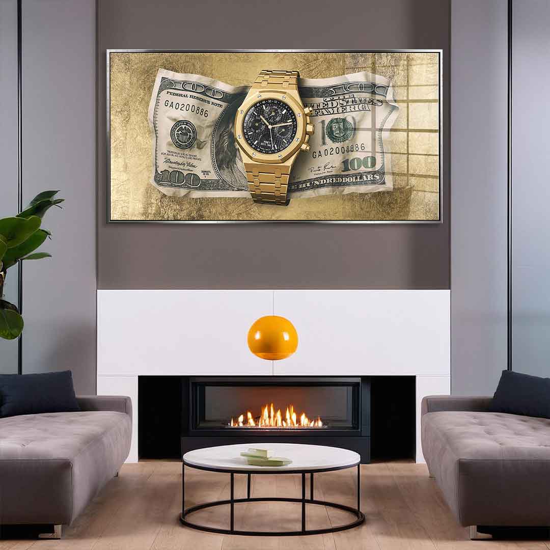 Money Buys Time - Gold Leaf