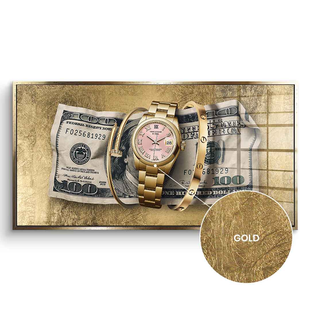 True Luxury is Time - Blattgold