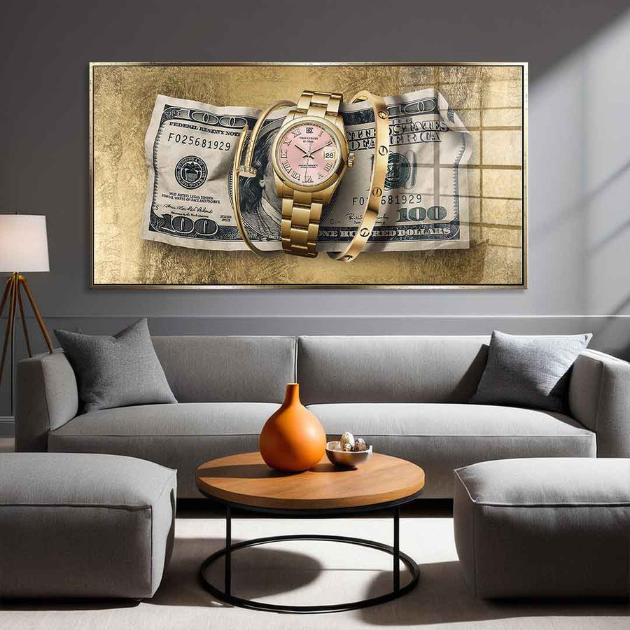 True Luxury is Time - gold leaf