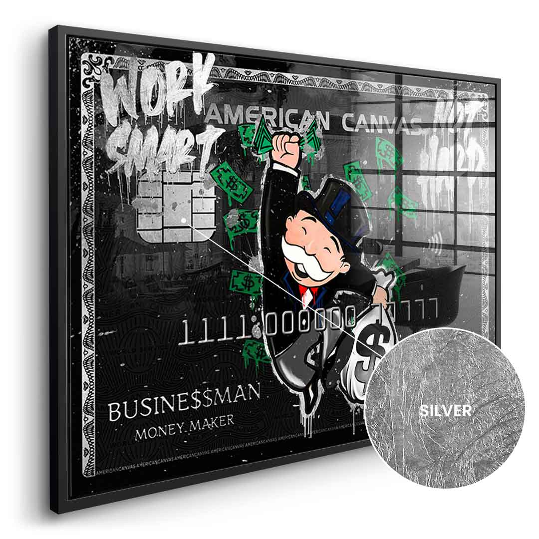 Work smart, not hard - Silver leaf