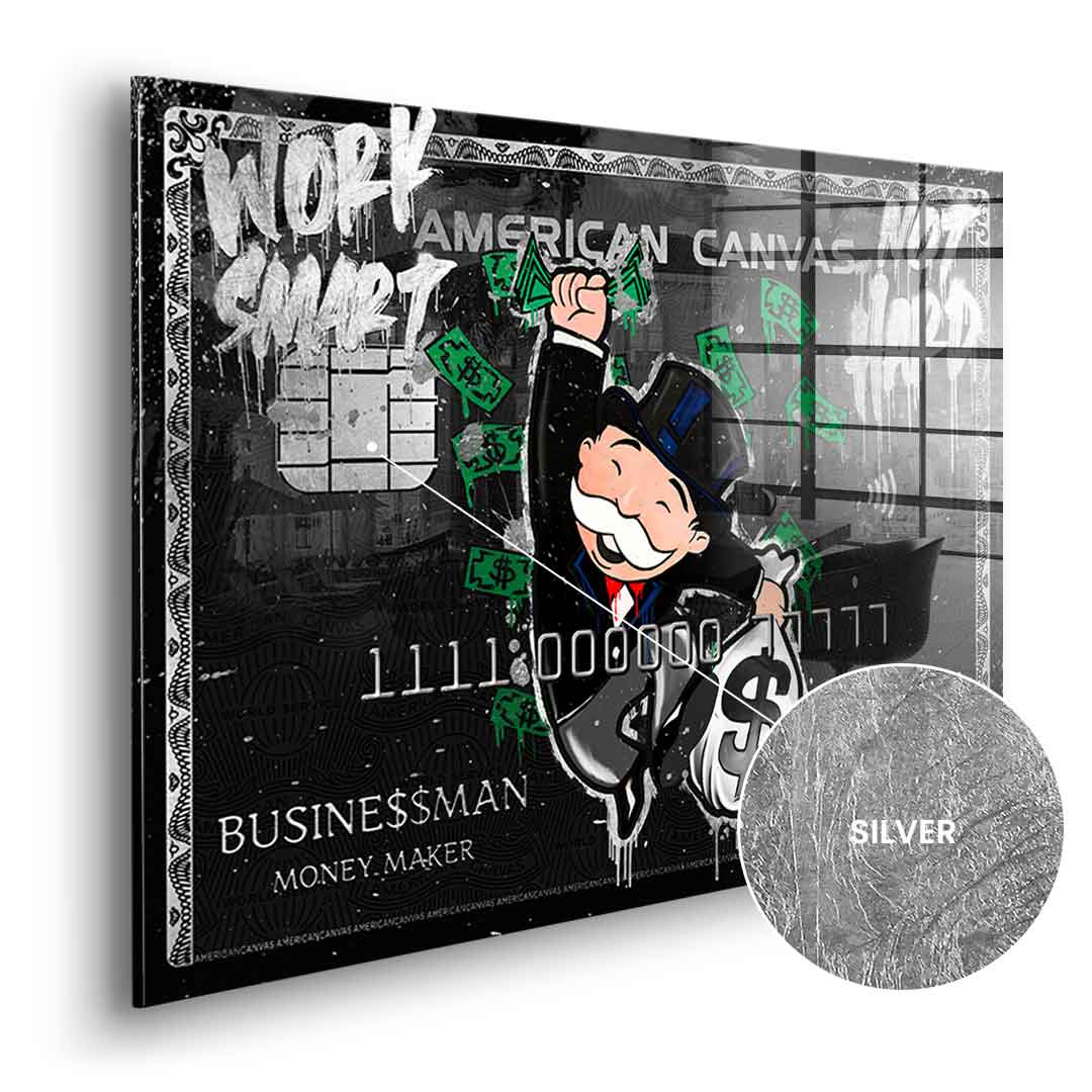 Work smart, not hard - Silver leaf
