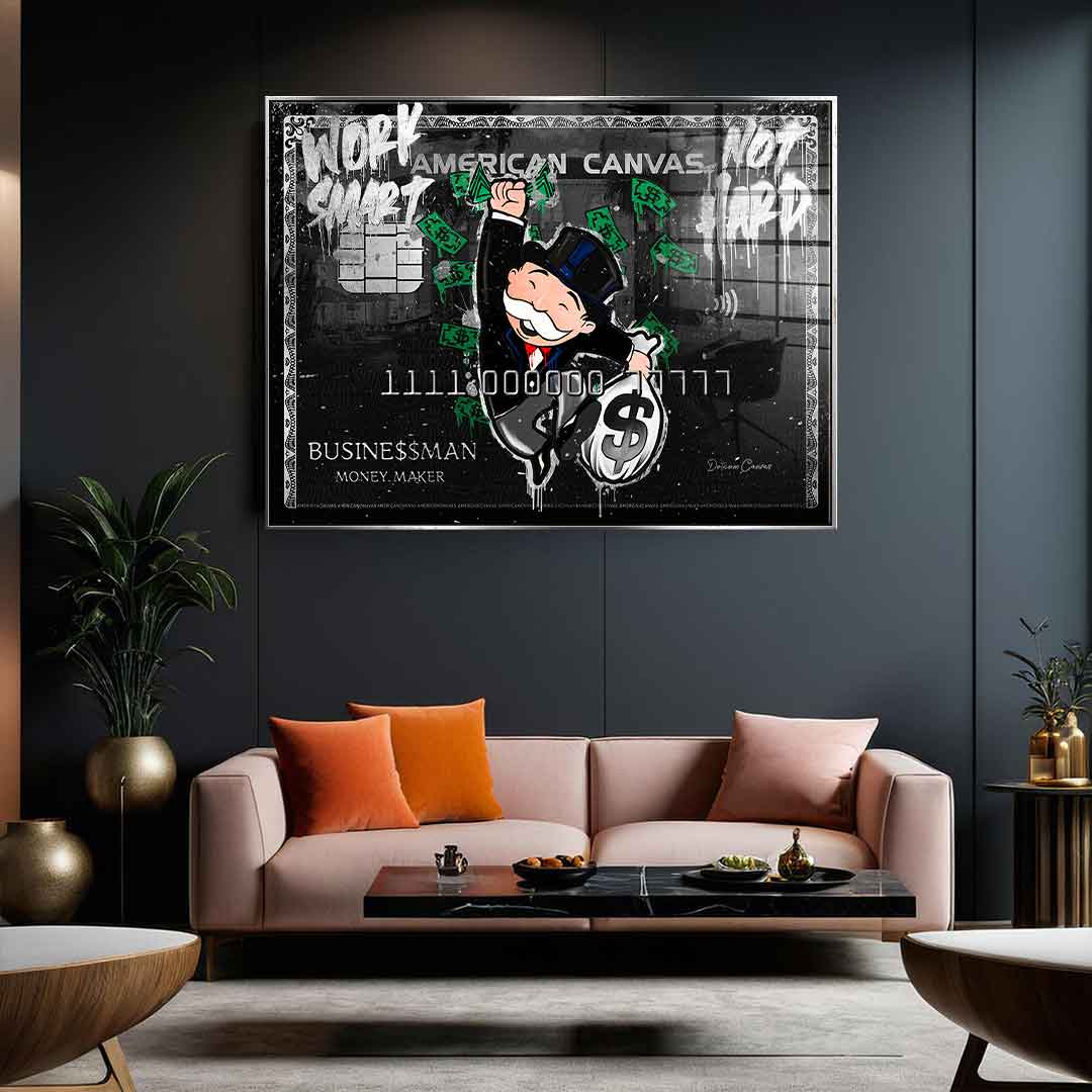 Work smart, not hard - Silver leaf