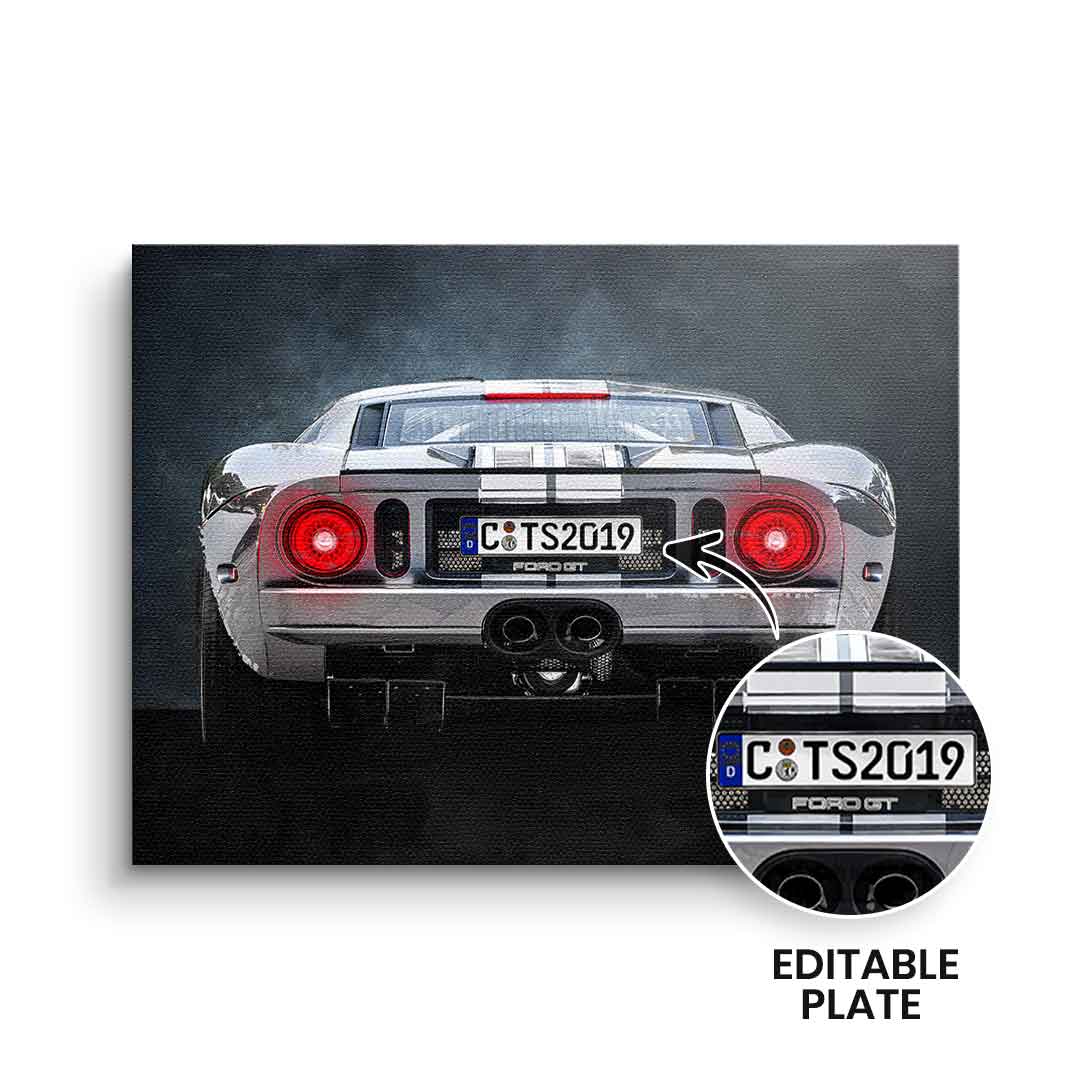 Ford GT Backside - Personalisierbar