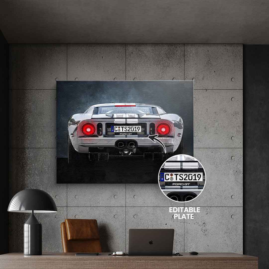 Ford GT Backside - Personalisierbar