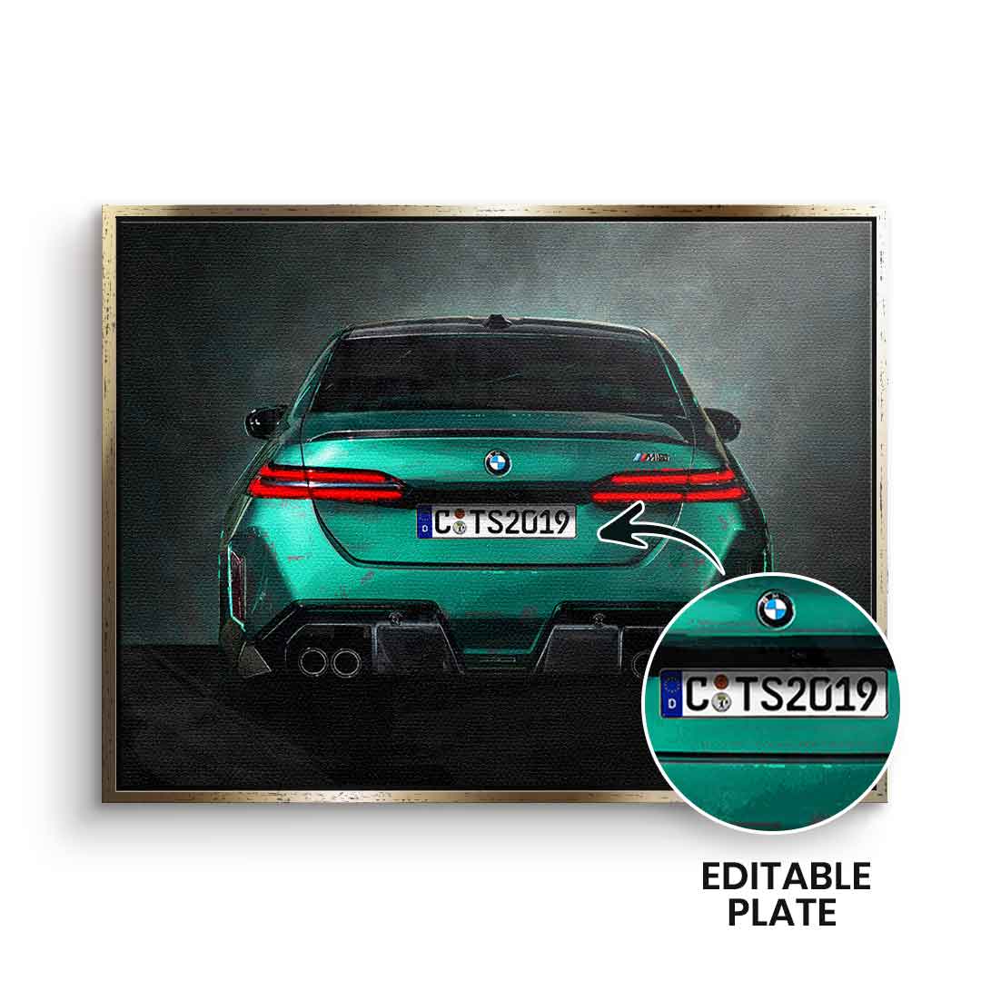 BMW M5 Backside - customizable