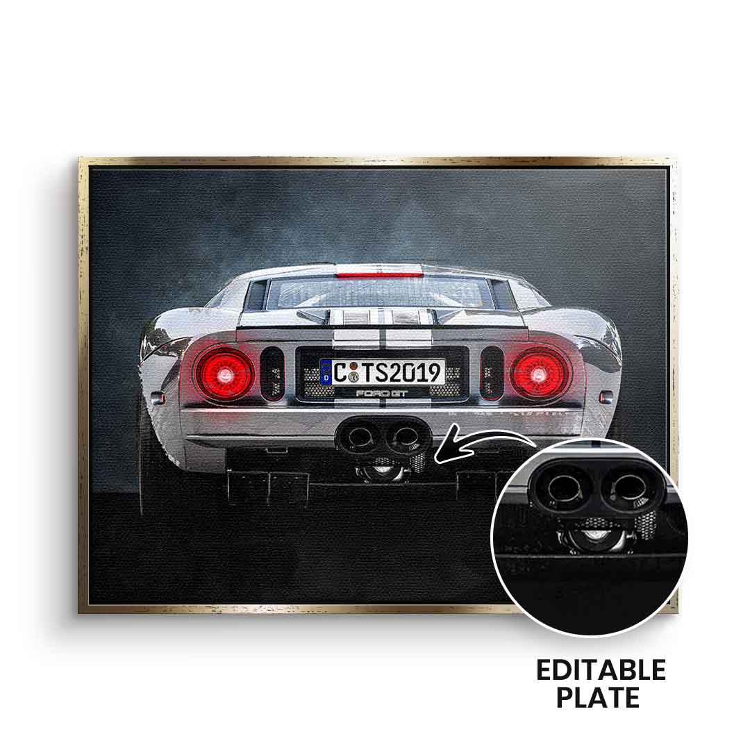 Ford GT Backside - Personalisierbar