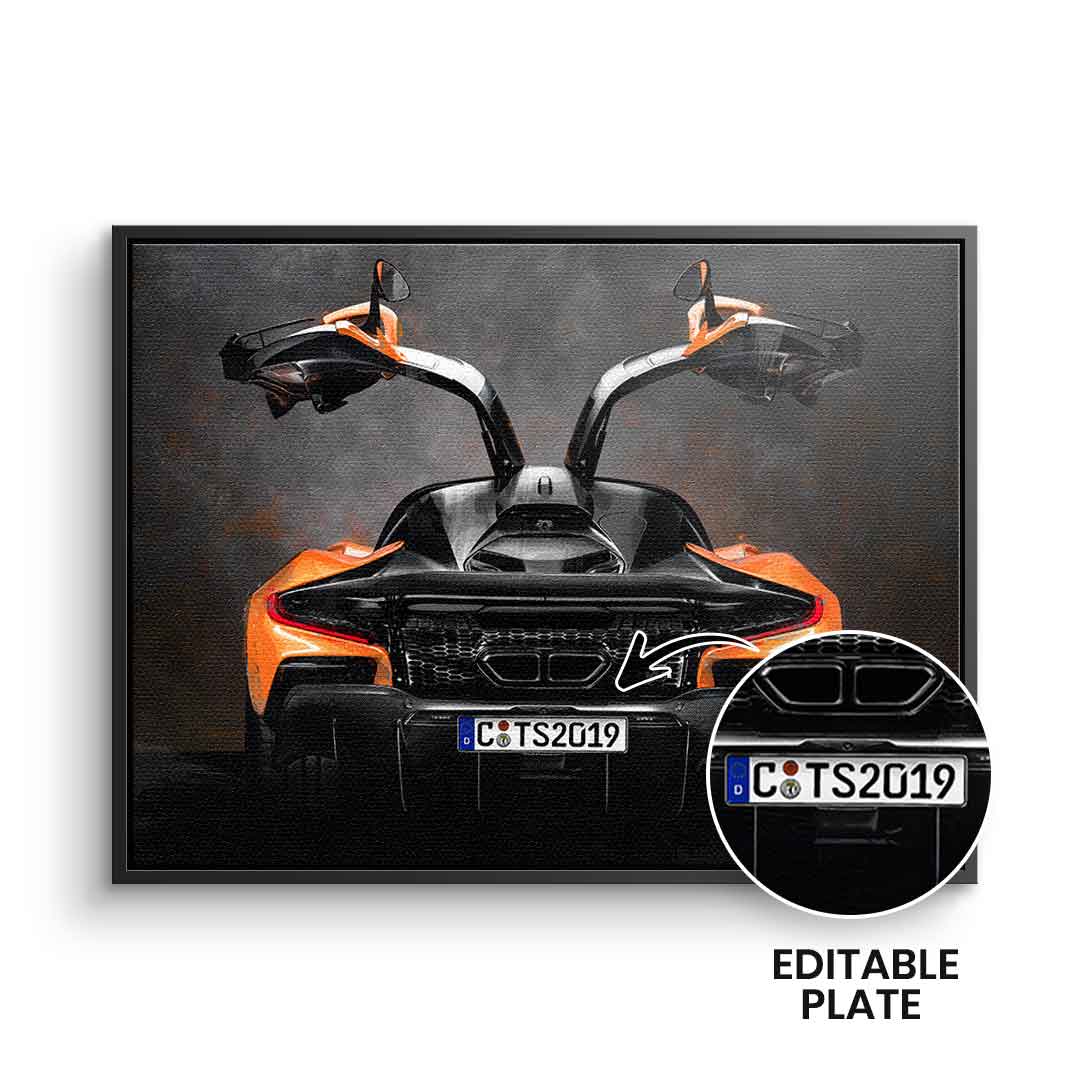 Mclaren Backside - Personalisierbar