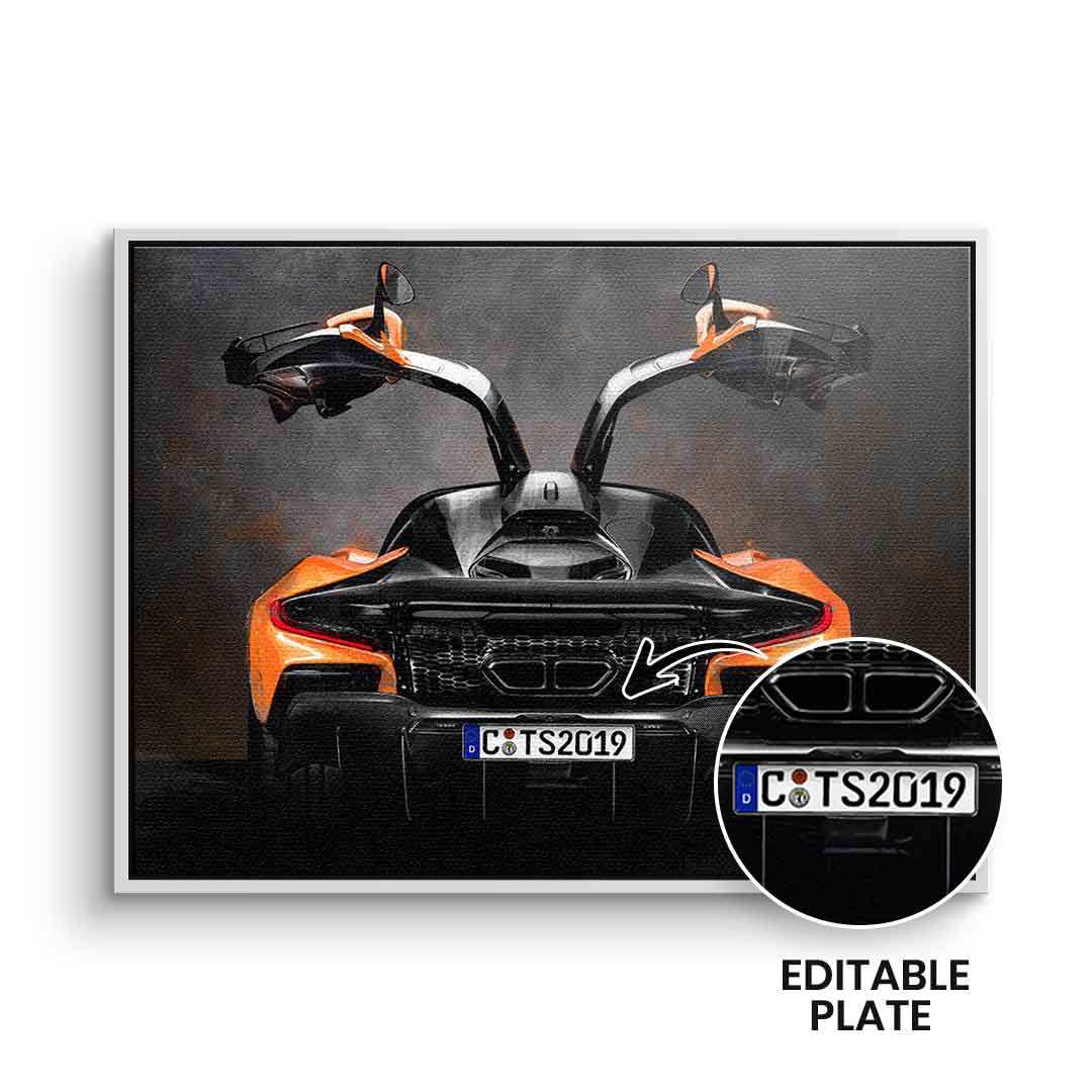 Mclaren Backside - Personalisierbar