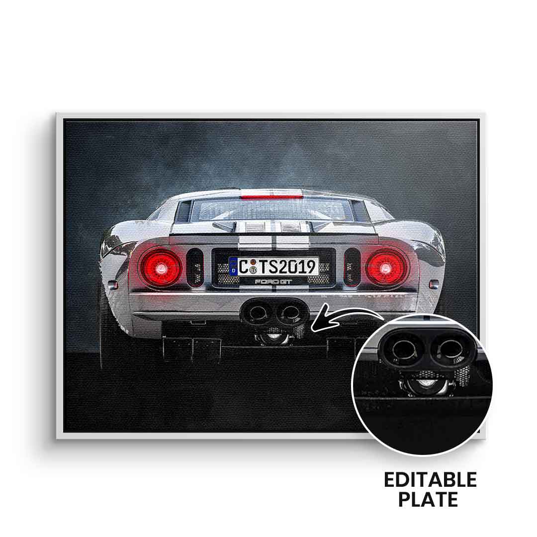 Ford GT Backside - Personalisierbar