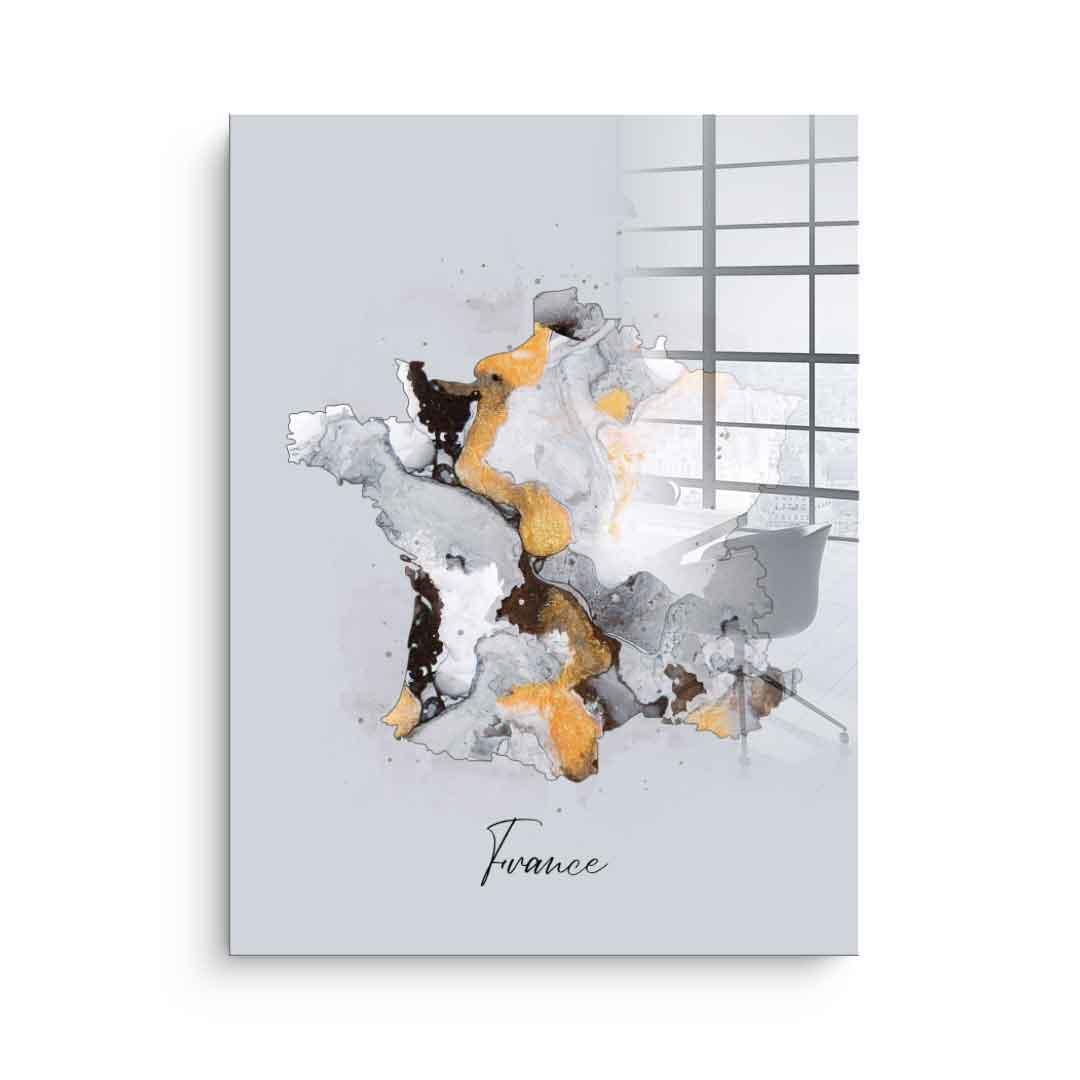 Abstract Countries - France - Acrylic glass