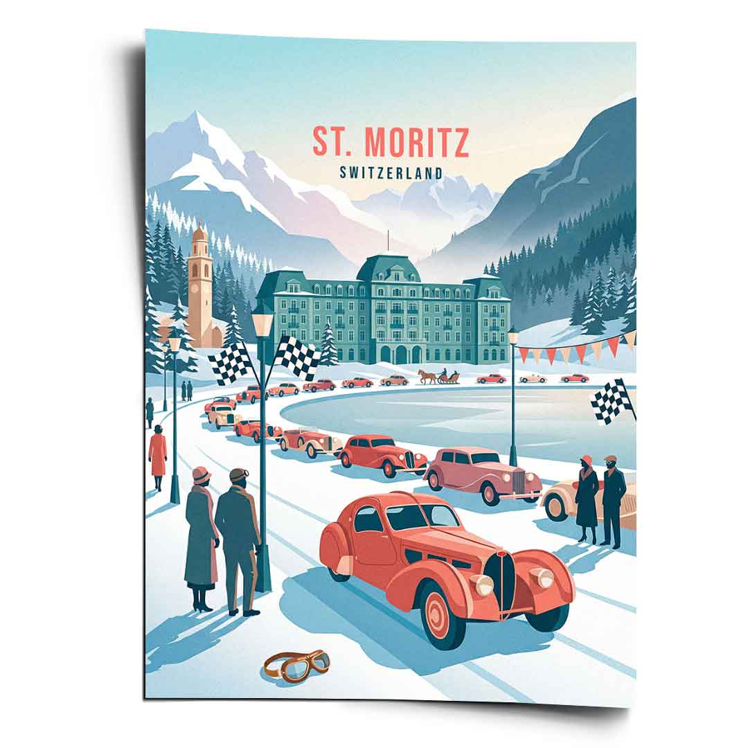 Saint Moritz Poster