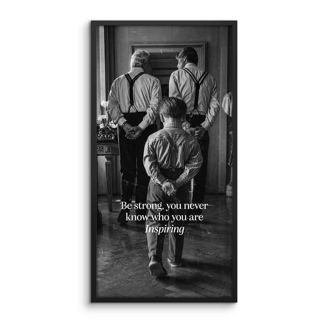 Future Reflection Poster Grey Frame Front