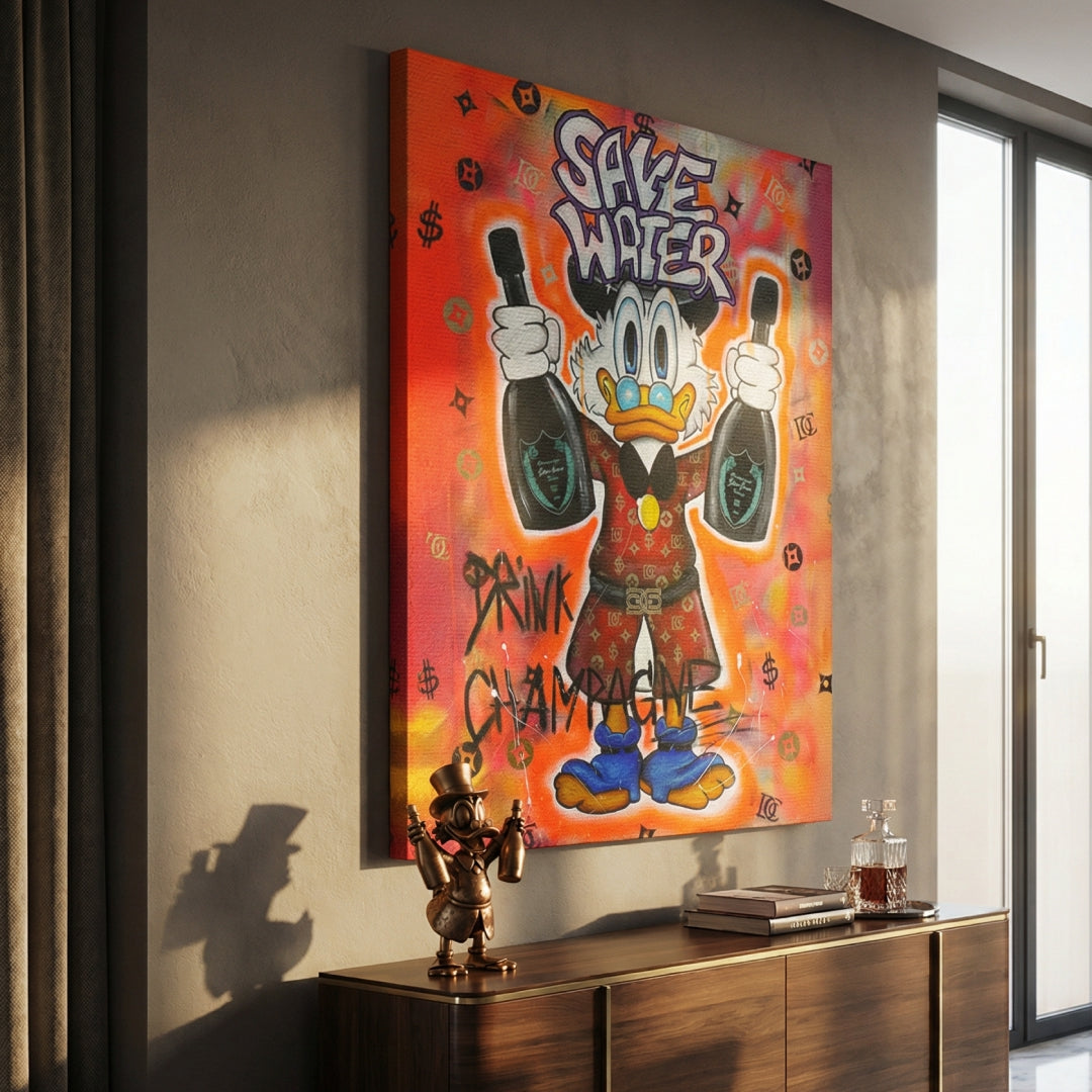 Save Water - Leinwandbild