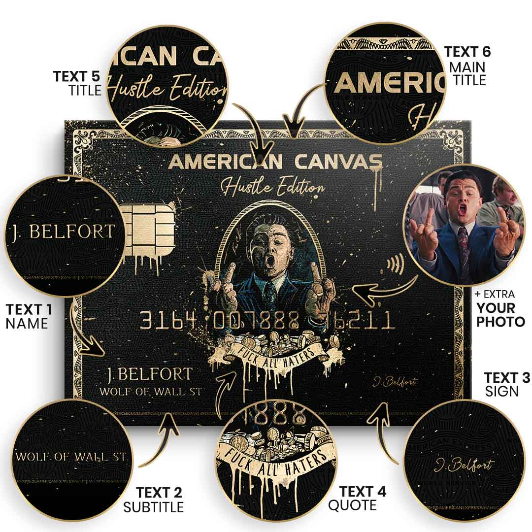 Royal American Canvas - Personalisierbar