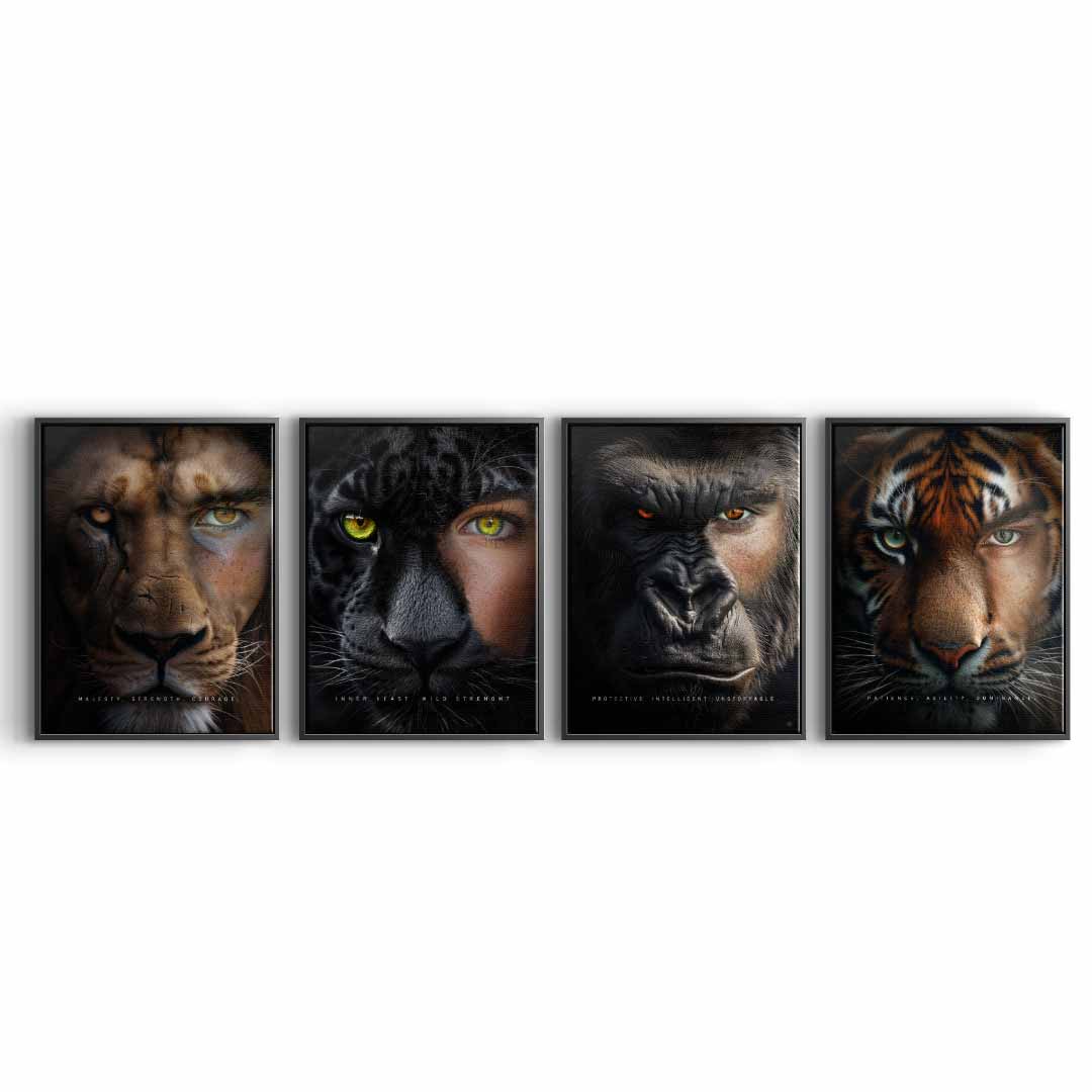Animal Fusion - Leinwand 4x