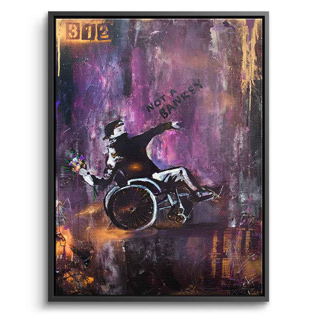 Banksy Wózek Inwalidzki