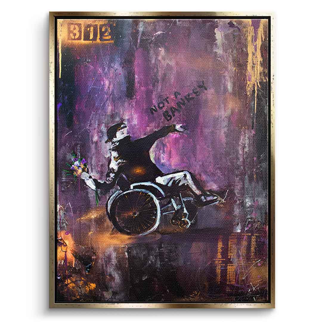 Banksy Wózek Inwalidzki