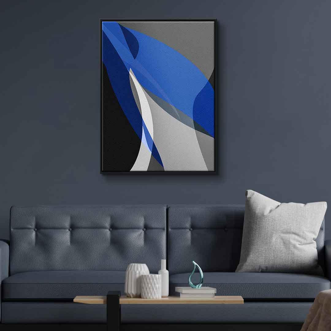 Blue and gray