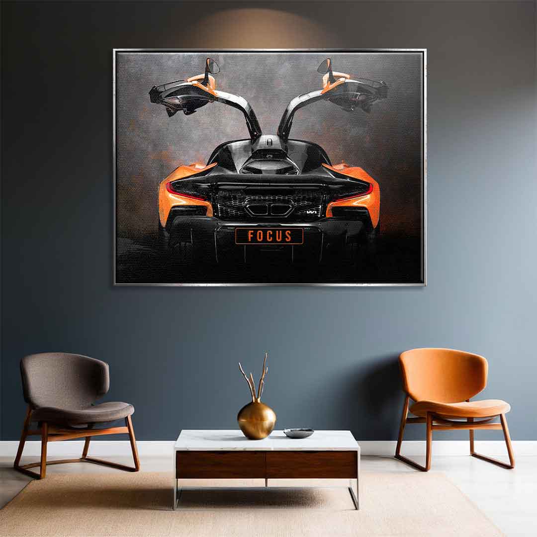 McLaren z tyłu