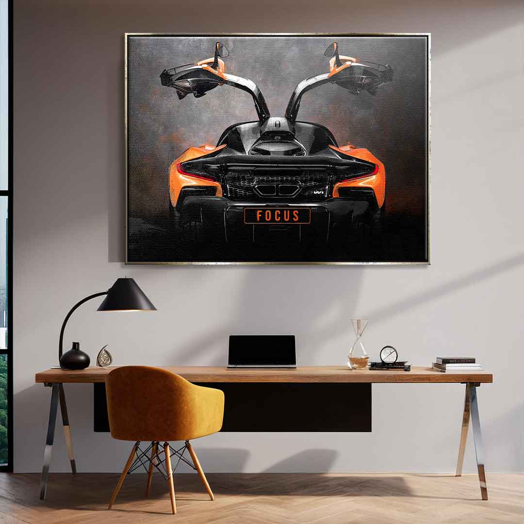 McLaren z tyłu