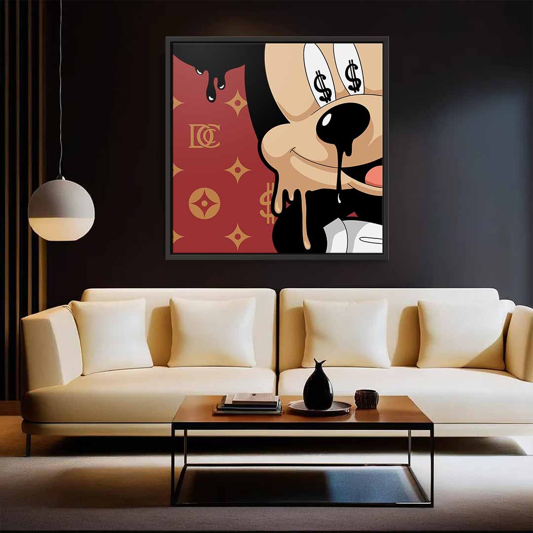 Melting Mickey - Quadrat Edition