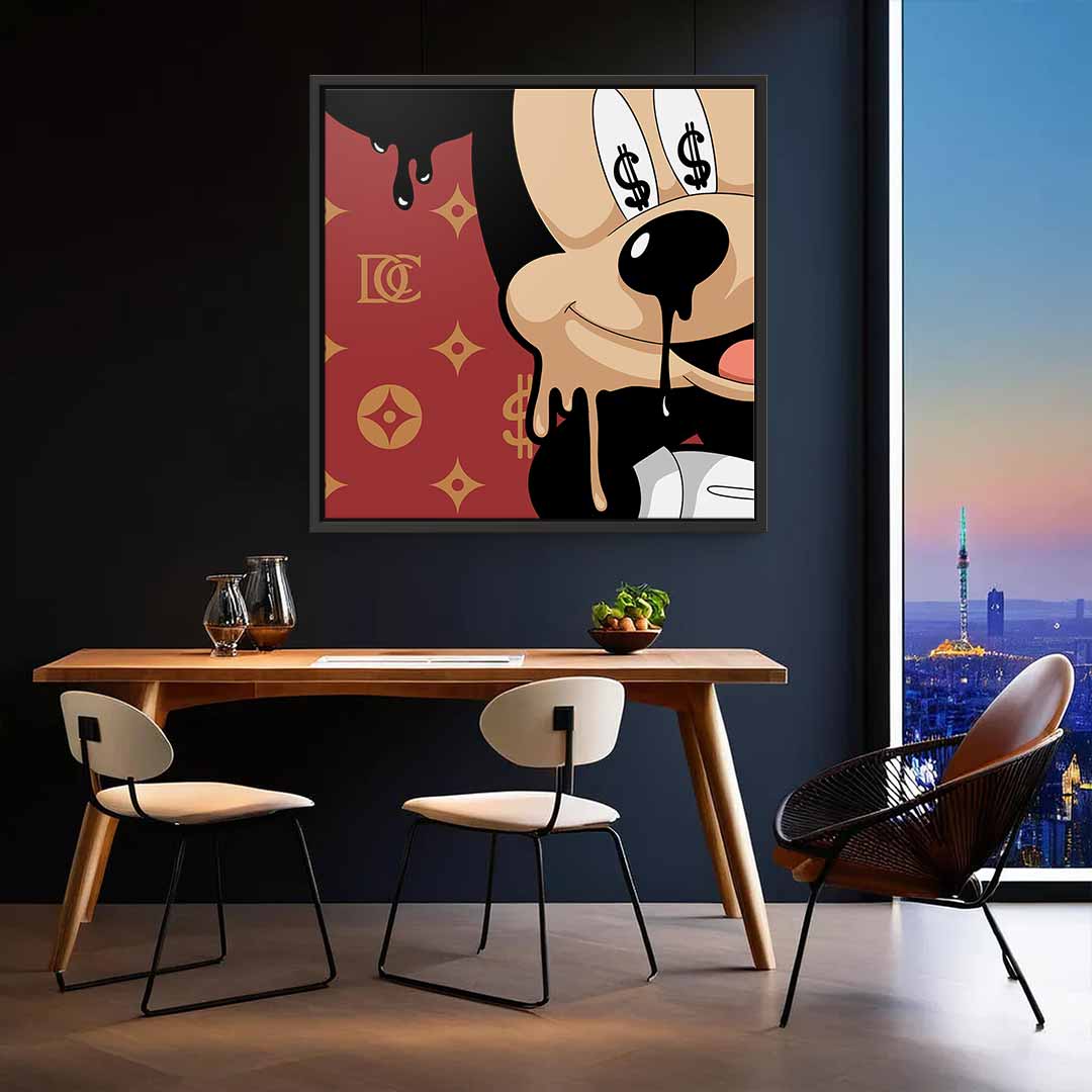 Melting Mickey - Quadrat Edition